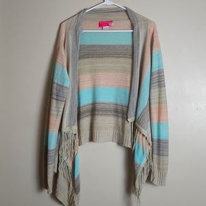 Alley & Gabby by 212ny Multicolored Cardigan with fringe